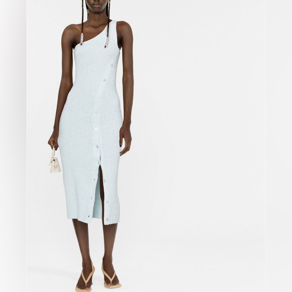 ROTATE BIRGER CHRISTENSEN one-shoulder midi dress